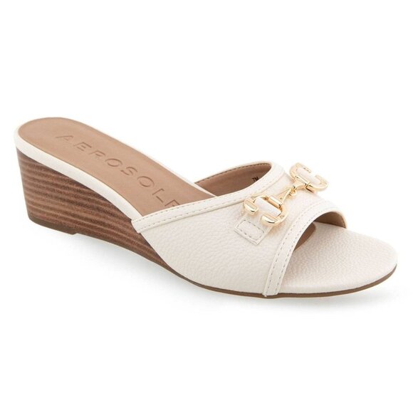 Aerosoles Women's Wava Round Toe Wedge Sandals - Picture 1 of 4